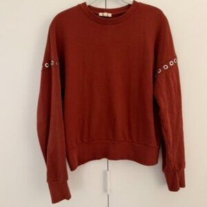 LNA Cotton Crew-Neck Sweater